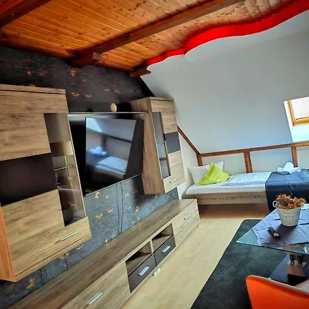 Penthouse Mit 4 Zimmern, 10 Betten, Bad, Wc, Kueche Und Terrasse Karlsbad
